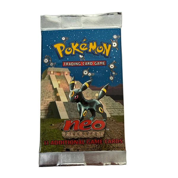 Pokémon Neo Discovery Unlimited Booster Pack - Belgium Print