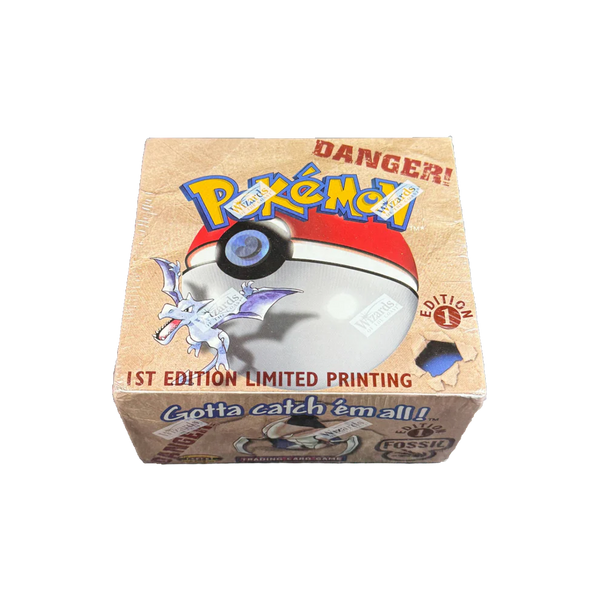 Pokémon Fossil 1st Edition Booster Box - Factory Sealed
