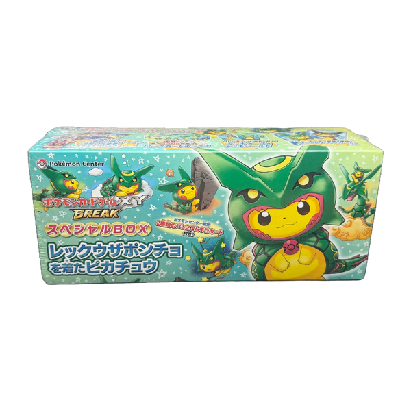 XY Rayquaza Special Poncho Pikachu Box